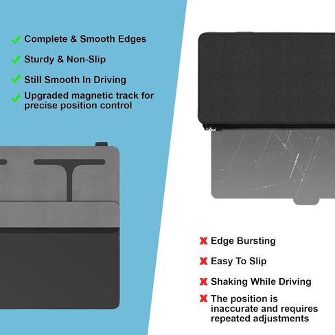Sun Visor Extender for Car, Sun Blocker with PC Sunshade Lens,car Sun Visor with Lastest Adjustable Angle Design,Protect from Glare, UV Rays, Universal for Car, SUV-Black in Saudi Arabia