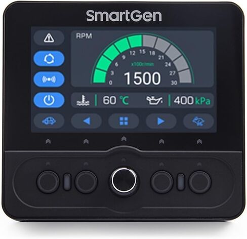 وحدة التحكم في محرك المولد EP4300 يمكن أن تعرض بيانات الأداة 4.3 بوصة ملونة RS485 USB CANBUS واجهة in Saudi Arabia