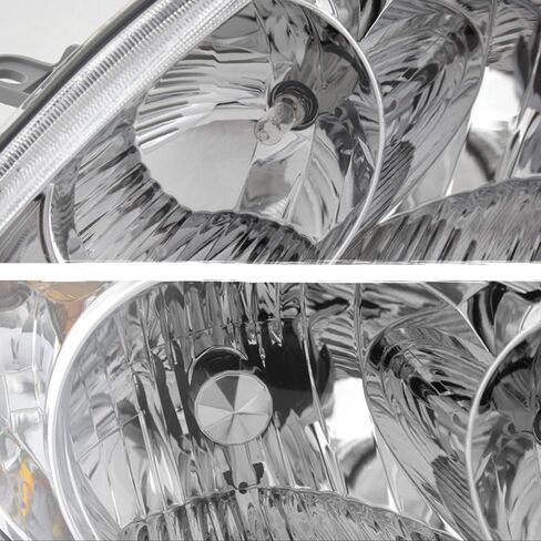 AKKON - Fits 2003-2008 Toyota Matrix Wagon 4Door Chrome Headlights Pair Left Driver+Right Passenger Replacement in Saudi Arabia