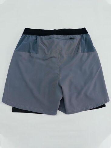 Mens Dark Grey Athletic Shorts Breathable Lightweight Running Shorts Ideal for Sports and Casual Wear Versatile Design in Saudi Arabia