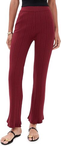 LE BOP Women's Ribbed Flare Pants in Saudi Arabia
