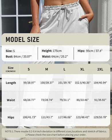 Bsubseach Womens High Waist Barrel Sweatpants Casual Wide Leg Pants Ruffle Elastic Waist Drawstring Athletic Joggers in Saudi Arabia