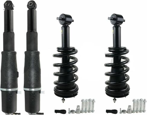 4x Front Rear Shock Struts Absorber Assys Compatible for Cadillac Escalade Tahoe GMC Yukon Avalanche 2007-2014 W/Magne Spring in Saudi Arabia
