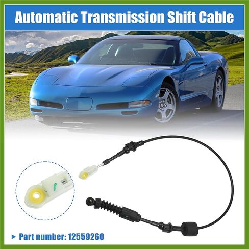 Automatic Transmission Gear Shifter Cable for Corvette C5 1997-2002 Auto Trans Control Lever Cable Assembly Range Select Lever Kit 12559260 Vehicle Components in Saudi Arabia