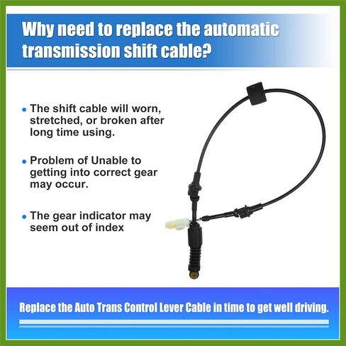 Automatic Transmission Gear Shifter Cable for Corvette C5 1997-2002 Auto Trans Control Lever Cable Assembly Range Select Lever Kit 12559260 Vehicle Components in Saudi Arabia