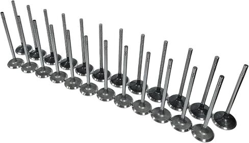 12x Intake Valve & 12x Exhaust Valve Kit Fit for Ford Lincoln Mercury 4.6L 5.4L Sohc 3-Valve Triton， Replace 3L3Z-6507-BA 5L1Z-6505-B IV4185 in Saudi Arabia