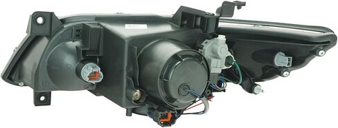 مجموعة المصابيح الأمامية TRQ مجموعة المصابيح الأمامية ذات الإطار الكروم HID المتوافقة مع 2003-2008 INFINITI FX35 FX45 مع أضواء تفريغ عالية الكثافة بدون صابورة أو لمبات IN2502113 IN2503113 in Saudi Arabia