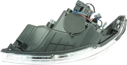 مجموعة المصابيح الأمامية TRQ مجموعة المصابيح الأمامية ذات الإطار الكروم HID المتوافقة مع 2003-2008 INFINITI FX35 FX45 مع أضواء تفريغ عالية الكثافة بدون صابورة أو لمبات IN2502113 IN2503113 in Saudi Arabia