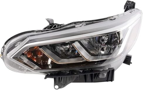 TRQ Driver Side Headlight Assembly Halogen Compatible with 2020-2023 Nissan Sentra S SR SV NI2502276 in Saudi Arabia