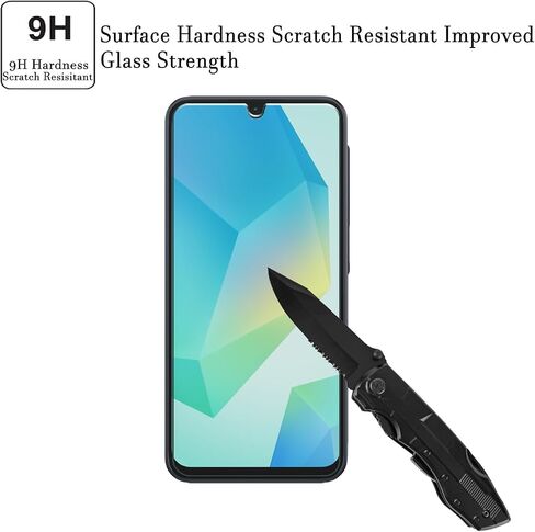 Samsung Galaxy A55 Screen Protectors (3 Pack), 9H Tempered Glass Film for Samsung Galaxy A55/A35 Anti-Scratch Anti-Fingerprint Glass Screen Protectors Zero Bubbles Ultra-clear 99.99% in Kuwait
