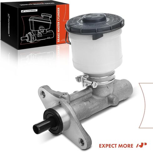 A-Premium Brake Master Cylinder with Reservoir and Sensor Compatible with Honda Vehicles - Civic 1992-1995, Civic del Sol 1995-1997, fits model with 4-Wheel ABS - Replace OE# 46100SR3831 in Kuwait