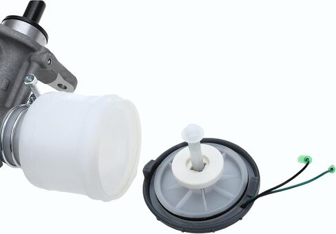 A-Premium Brake Master Cylinder with Reservoir and Sensor Compatible with Honda Vehicles - Civic 1992-1995, Civic del Sol 1995-1997, fits model with 4-Wheel ABS - Replace OE# 46100SR3831 in Kuwait