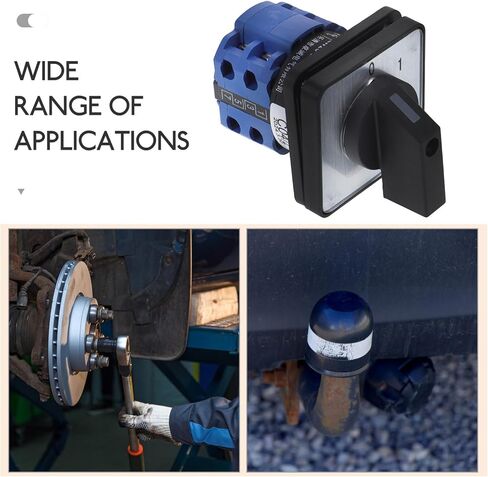 550v Changeover Rotary Cam Switch Position Motor Control Efficient Power Source Selector for Versatile Applications in Saudi Arabia