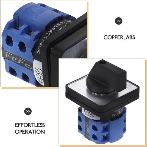 550v Changeover Rotary Cam Switch Position Motor Control Efficient Power Source Selector for Versatile Applications in Saudi Arabia