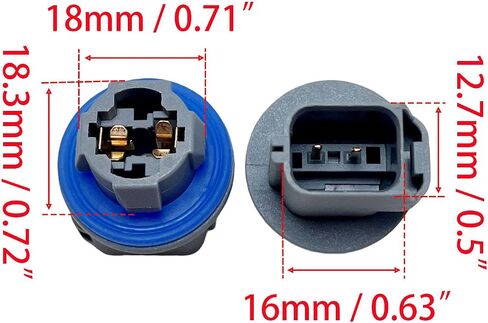 2Pcs License Plate Light Socket Rear Tail Brake Lamp Plug F81Z13411AA Compatible with Escape Expedition Explorer F-150 F-250 F-350 Fiesta Focus Fusion in Saudi Arabia