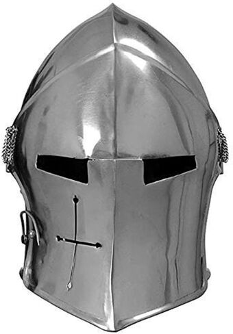 Medieval MF Doom Roman Gladiator Full Face Mask For Adults Men Women 18 Gauge Steel Halloween Warrior Costume in Kuwait