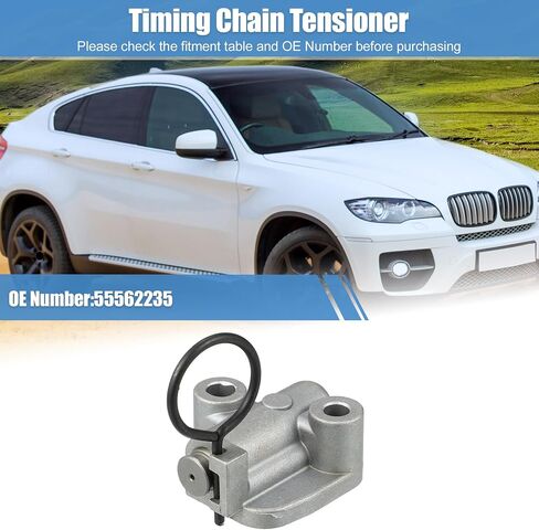 X AUTOHAUX Timing Chain Tensioner for Buick Encore 2021 for Chevrolet Trax 2021 No.55562235 Metal Silver Tone in Saudi Arabia