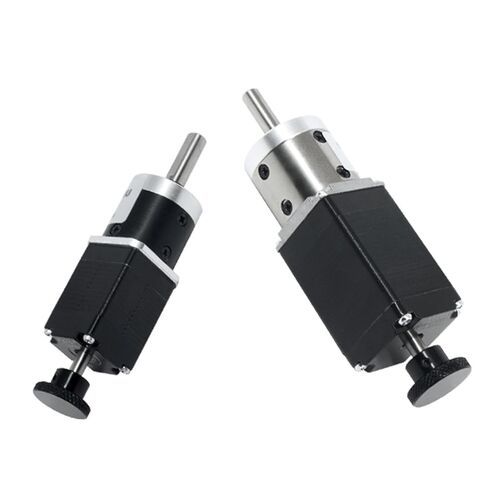 نسبة 1:3.7-139 عزم الدوران 0.015-1.9Nm Nema11 محرك متدرج تروس كوكبي مع عجلة عقارب قابلة للتعديل يدويًا قطعة واحدة (نسبة 139، Nema11 28X52mm) in Kuwait