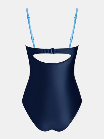 CUPSHE Women's One Piece Swimsuit Sexy Cutout Color Block Bathing Suit Golden O Ring Linked Swimwear Back Hook in Kuwait