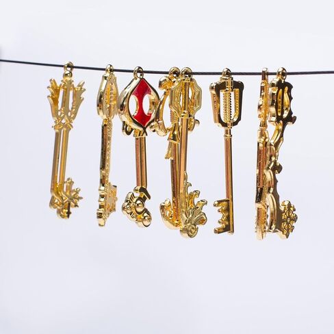 Xcoser الجدة تأثيري Keyblade سلسلة المفاتيح قلادة مجموعة لجميع القديسين عيد الميلاد هدية ذهبية 12pcs in Kuwait