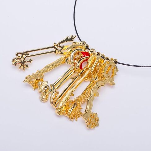 Xcoser الجدة تأثيري Keyblade سلسلة المفاتيح قلادة مجموعة لجميع القديسين عيد الميلاد هدية ذهبية 12pcs in Kuwait