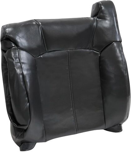Priprilod #122 Dark Gray Leather Driver & Passenger Side Bottom & Top Lean Back Seat Cover Compatible with Chevy Silverado Tahoe Suburban Avalanche GMC Sierra Yukon XL 1999 2000 2001 2002 in Saudi Arabia