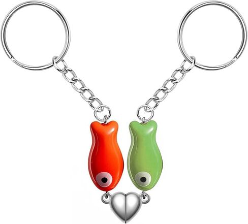 Matching Keychain Gifts for Boyfriend Couples, Christmas Gifts for Bf Girlfriend Him Anniversary Stocking Stuffers in Saudi Arabia