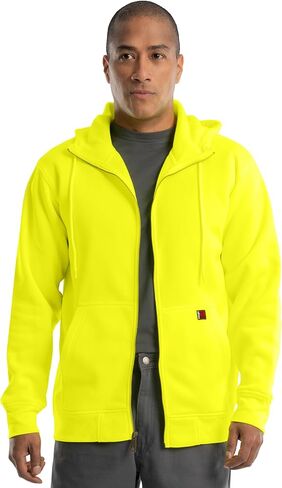 Wrangler mens Durable Performance Fleece Hi-viz Full Zip Hoodie in Saudi Arabia
