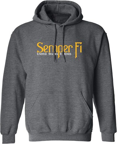 Semper Fi United States Marines Adult Hooded Sweatshirt in Saudi Arabia