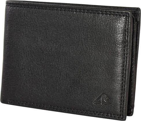 ASAD Genuine Leather Wallet for Men | Slim, Stylish, Genuine Leather Double Stitched RFID Blocking Bifold Stylish | Bifold Wallet With 8 Card Slot | Gift for Him | Crazy Horse With American Flag in Kuwait