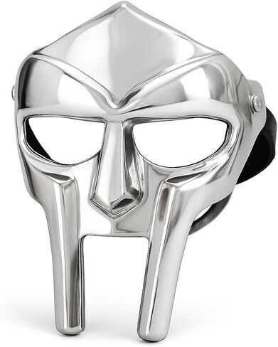 قناع MF Doom، قناع مدرع فارسي من القرون الوسطى للبالغين - قناع تنكري للحفلات الخيالية والهالوين للجنسين - خوذة المصارعون الرومانيين ماكسيموس خوذة الفايكنج - هدية عيد الميلاد in Saudi Arabia