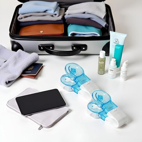2Pcs Blue Portable Pill Taker Remover, Blister Pack, No Contact Easy to Take Out Portable, Travel Tablet Dispenser Pills Extractor Tool, Personal Pill Organizers Health, Pill Remover in Saudi Arabia