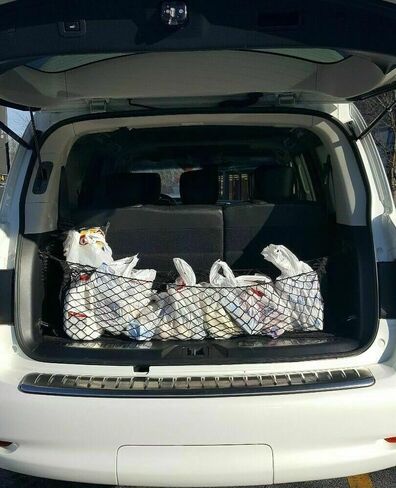 Trunk Organizer Cargo Net for Infiniti QX56 QX80 2004-2025 – Envelope Style Cargo Net for SUV – Premium Mesh Car Trunk Organizer Vehicle Carrier Storage – Compatible with QX56 QX80 in Saudi Arabia