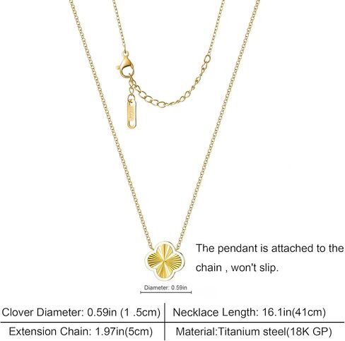 مجموعة من 3 قطع من قلادة البرسيم المطلية بالذهب عيار 18 قيراط وأساور وأقراط داينتي أربع أوراق البرسيم للنساء أقراط البرسيم هدية عيد الميلاد وعيد الميلاد in Kuwait