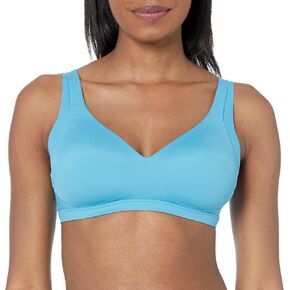 Warner's Women's No Side Effects Underarm and Back-Smoothing Comfort Wireless Lightly Lined T-Shirt Bra RA2231A, Summer Sky in Kuwait