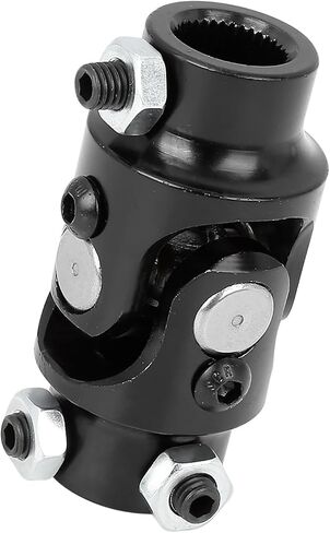 3/4 "-36 Spline x 3/4" DD مقرنة توجيه السيارة السوداء U المشتركة لموستانج II رف الطاقة مادة متينة in Saudi Arabia