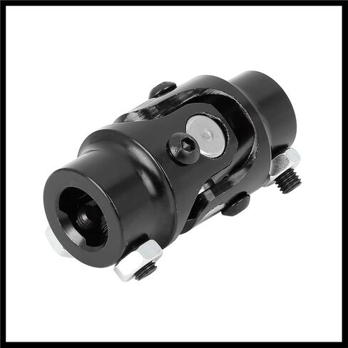 3/4 "-36 Spline x 3/4" DD مقرنة توجيه السيارة السوداء U المشتركة لموستانج II رف الطاقة مادة متينة in Saudi Arabia