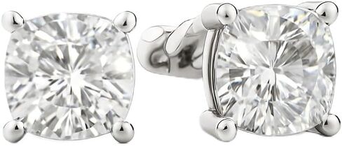 14K Solid Gold Lab Grown Moissanite Stud Earrings for Women | Emerald, Oval, Pear, Cushion, Heart & Asscher Cuts | Multiple Sizes & CTW | Push Back & Screw Back | Hypoallergenic | Made in USA | Gift for Her | By Adora Fine Jewelry in Kuwait