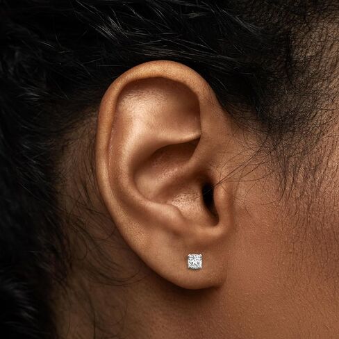 14K Solid Gold Lab Grown Moissanite Stud Earrings for Women | Emerald, Oval, Pear, Cushion, Heart & Asscher Cuts | Multiple Sizes & CTW | Push Back & Screw Back | Hypoallergenic | Made in USA | Gift for Her | By Adora Fine Jewelry in Kuwait