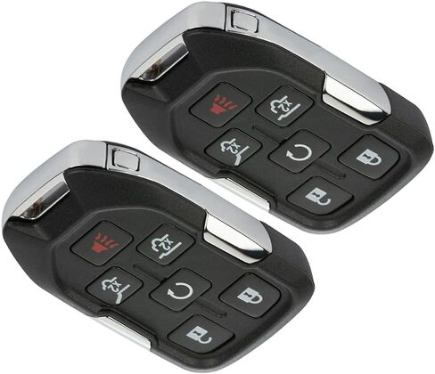 2 Pack 6 buttons Remote Control Car Key Fob 2015-2018 Fit for Chevrolet Suburban 5.3L,2016-2018 Fit for Chevrolet Suburban 6.0L HYQ1AA,2AOKM-G1AA,13508278 in Saudi Arabia