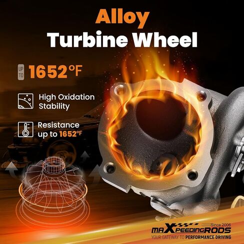 maXpeedingrods K04 K04-001 Turbo Turbocharger for Audi A3 TT FT 190 1.8T, for Volkswagen Beetle Seat IBIZA 4EB 4EA 4EC 1996-2009, 53049500001, Basic VL Series in Saudi Arabia