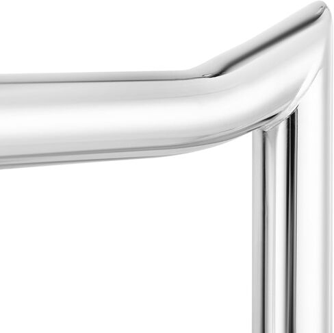 Wsays Highway Crash Bar 1 1/4" Diameter Front Engine Guard Flat-Sharp Angle Compatible with Harley Touring Street Electra Glide Road King 1997-2008 (Without Lower Fairing), Gloss Black in Saudi Arabia