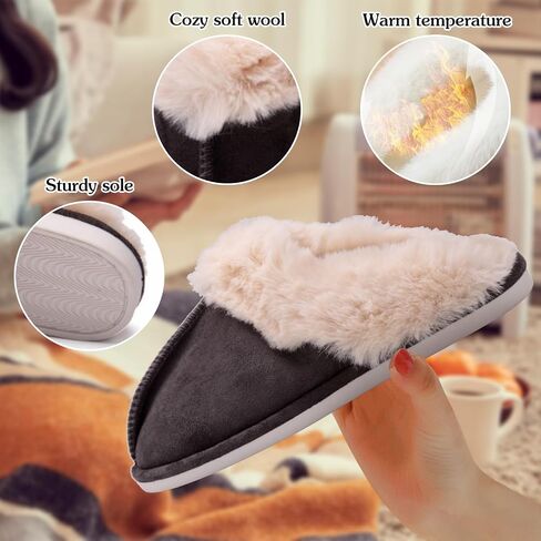 Kunyeah USB Heated Slippers Foot Warmer Shoes Charger Electric Heating Shoes Winter Warm Plush Slippers for Women Men in Saudi Arabia