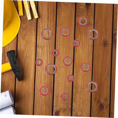 Luxshiny 30pcs Automotive Air Conditioning Compressor Gasket Kit Sealing Washers for Easy Installation Replacement Assortment for Various Vehicle Models in Saudi Arabia