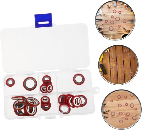 Alipis 30pcs Air Conditioning Compressor Gasket Seal Kit Easy Install Sealing Washers for Leak Prevention and Precise Fit for Air in Saudi Arabia