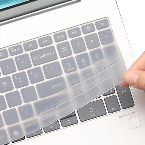Keyboard Cover for HP EliteBook 660 G11 16 inch & HP EliteBook 660 16 inch Laptop 2024 Accessories Protective Keyboard Cover Skin US Layout-Black in Saudi Arabia