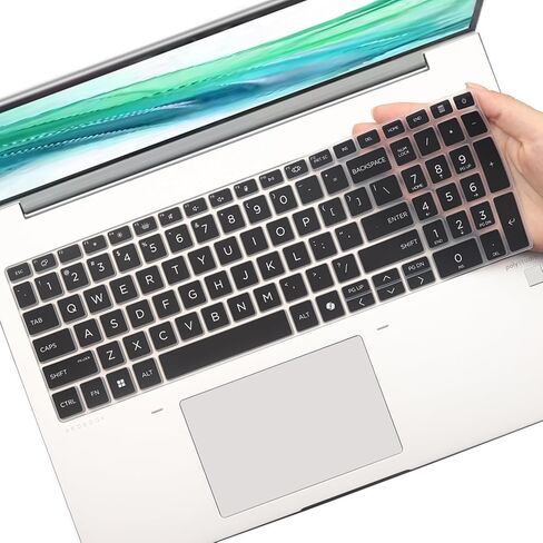 غطاء لوحة المفاتيح لجهاز HP EliteBook 660 G11 مقاس 16 بوصة وHP EliteBook 660 مقاس 16 بوصة للكمبيوتر المحمول 2024 ملحقات غطاء حماية للوحة المفاتيح بتصميم أمريكي - أسود in Saudi Arabia