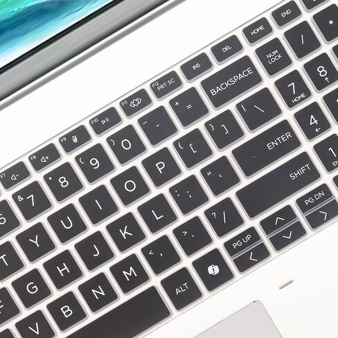 غطاء لوحة المفاتيح لجهاز HP EliteBook 660 G11 مقاس 16 بوصة وHP EliteBook 660 مقاس 16 بوصة للكمبيوتر المحمول 2024 ملحقات غطاء حماية للوحة المفاتيح بتصميم أمريكي - أسود in Saudi Arabia