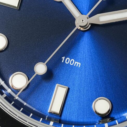 watchdives VH31 Quartz Watch, WD1016 Men Watches 37mm Dial Stainless Steel Wristwatch Sweep Sports Watch 100M Waterproof in Kuwait