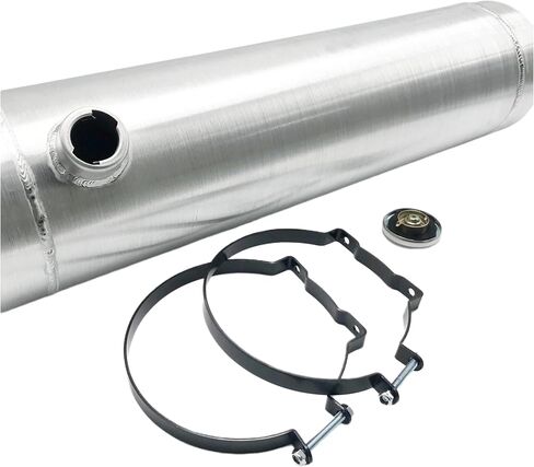 JSD 7 Gallon Aluminum Spun Fuel/Gas Tank 8" x 33" With Internal Baffle, 1/4" NPT Outlet in Saudi Arabia